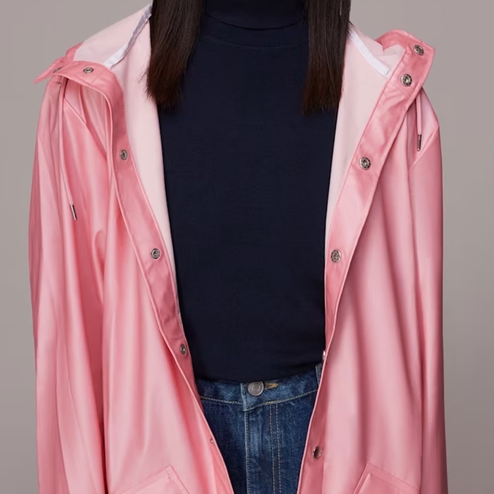 Pink Rains Unisex Long Jacket - Picture 10 of 15